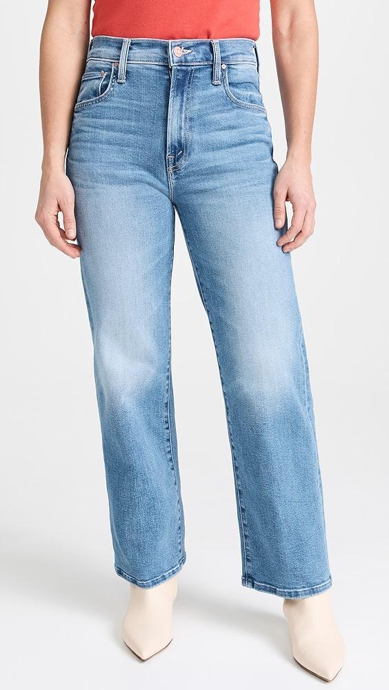 MOTHER Petite Lil Zip Rambler Flood Jeans | Shopbop Product Image