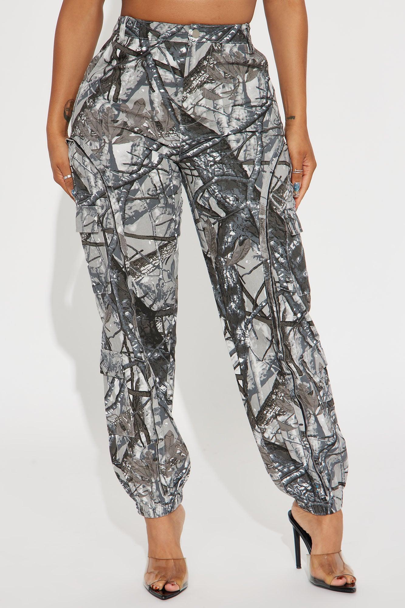 Had You Fooled Camo Jogger Pant - Grey/combo Product Image