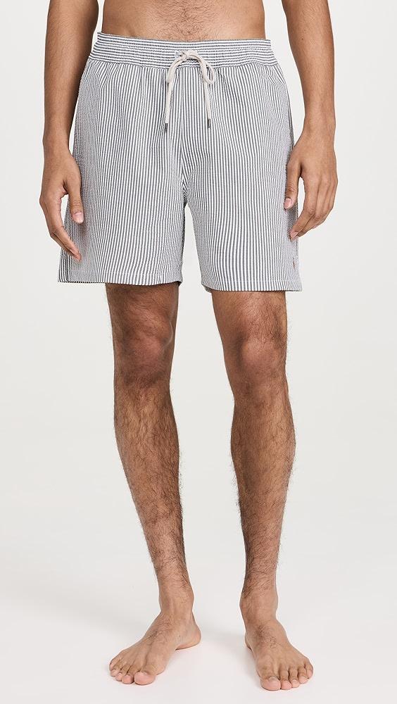 Polo Ralph Lauren Traveler Seersucker Swim Trunks | Shopbop Product Image