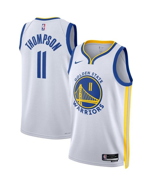 Mens Nike Klay Thompson Golden State Warriors Swingman Jersey - White Product Image