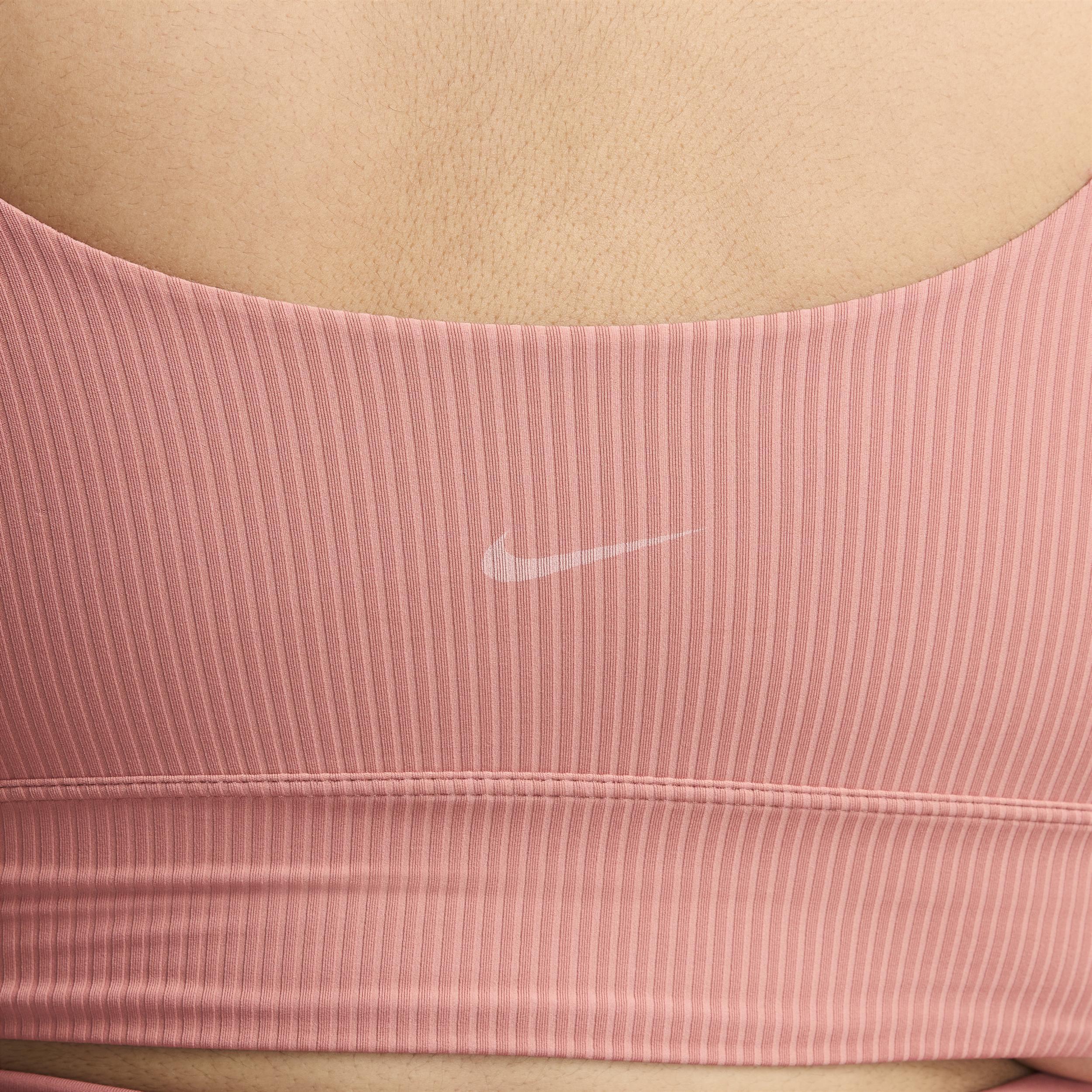 Nike Women's Zenvy Rib Light-Support Non-Padded Longline Sports Bra (Plus Size) Product Image