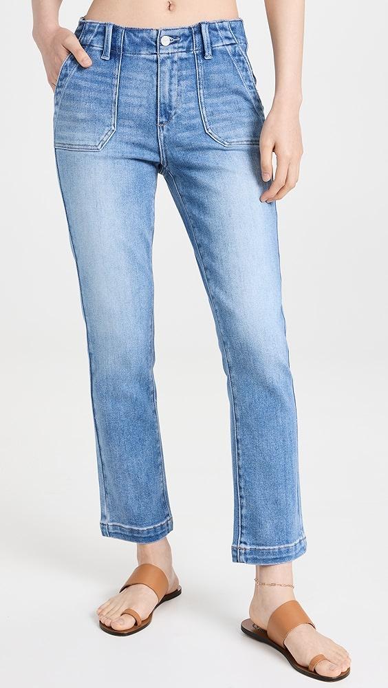 PAIGE Mayslie Straight Ankle Jeans | Shopbop Product Image