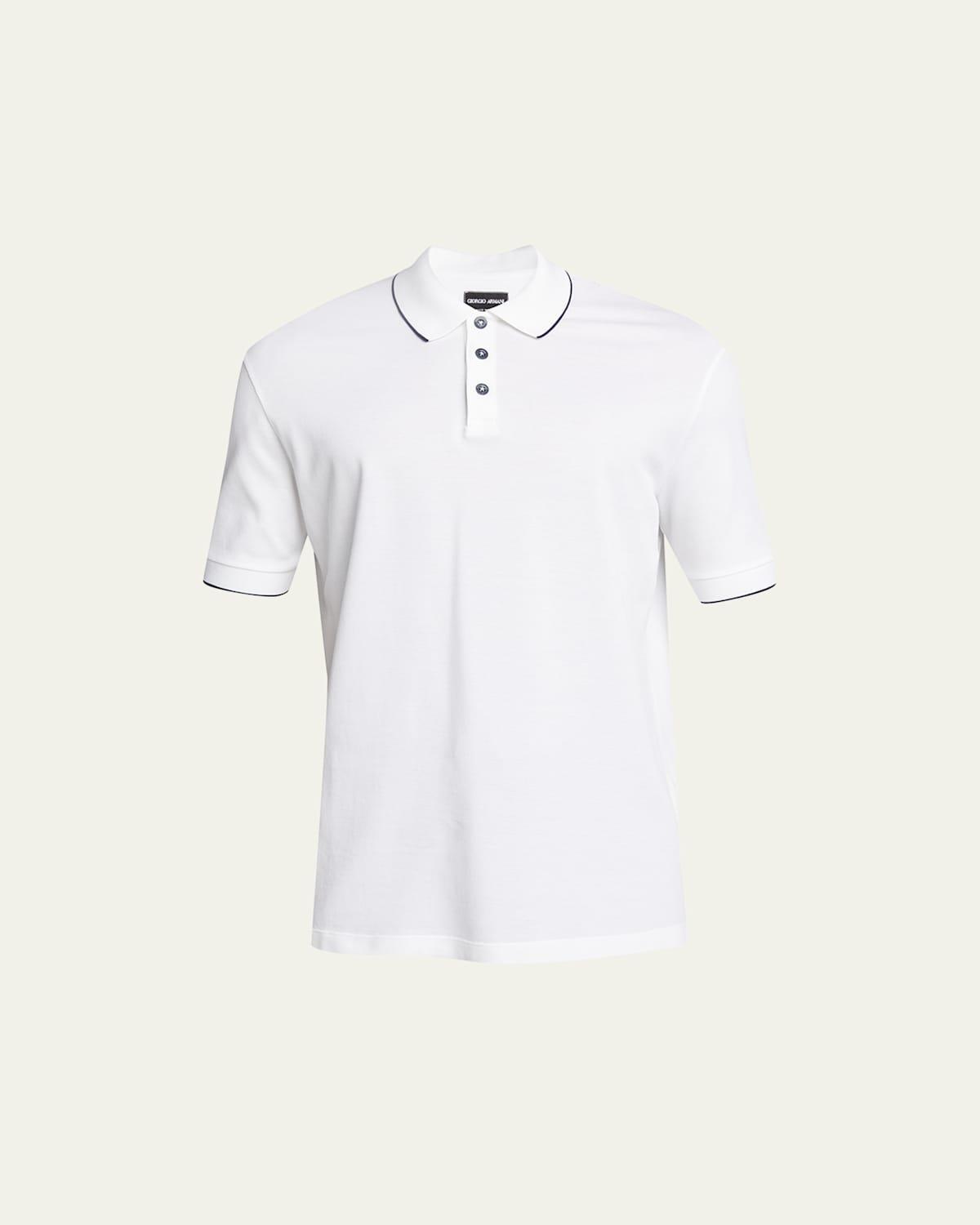 Mens Cotton Polo Shirt Product Image