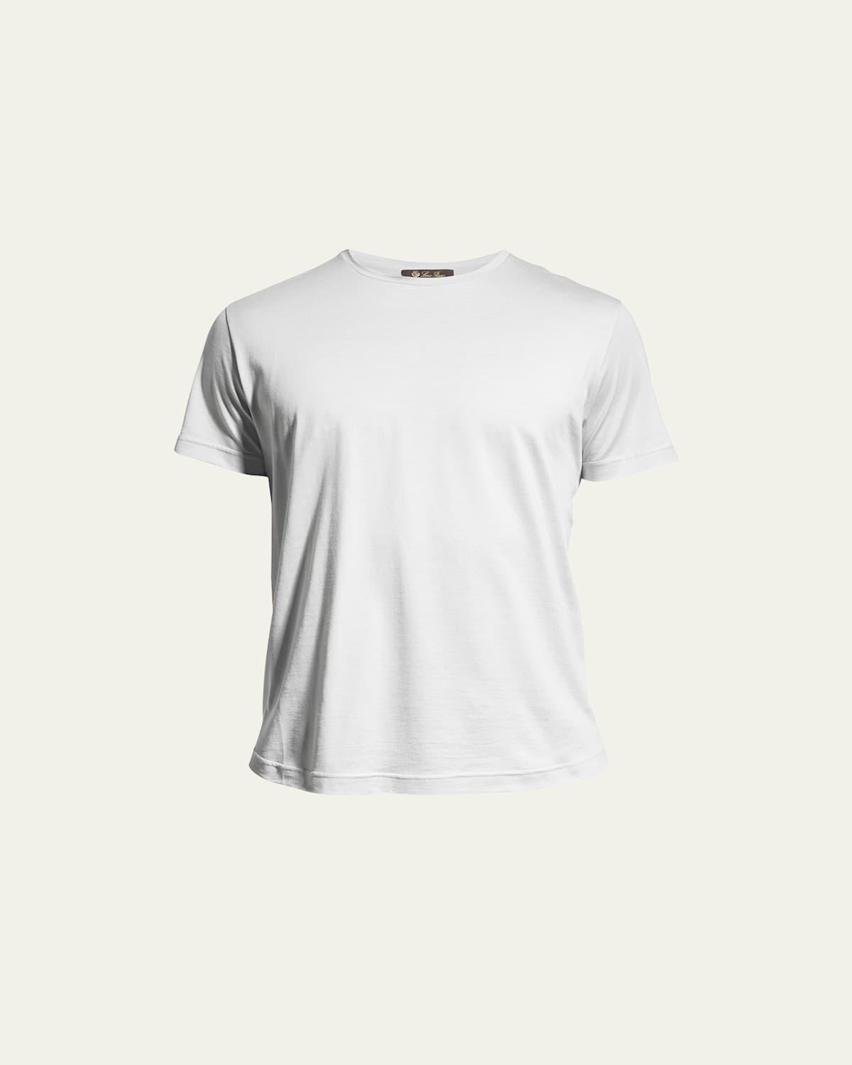 Mens Silk-Blend Tee Product Image