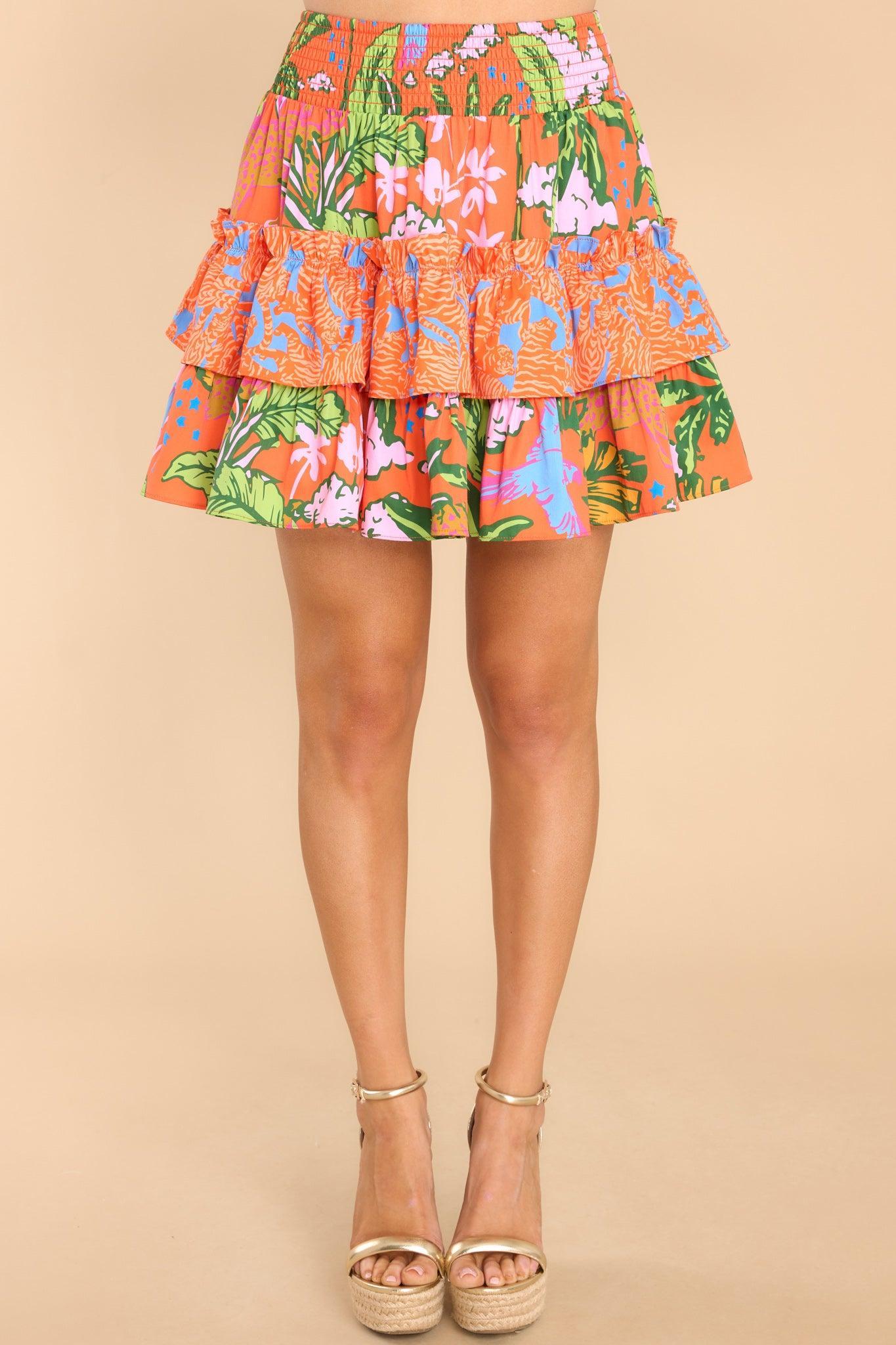 Angela Jungle Cruise Skirt Print Product Image