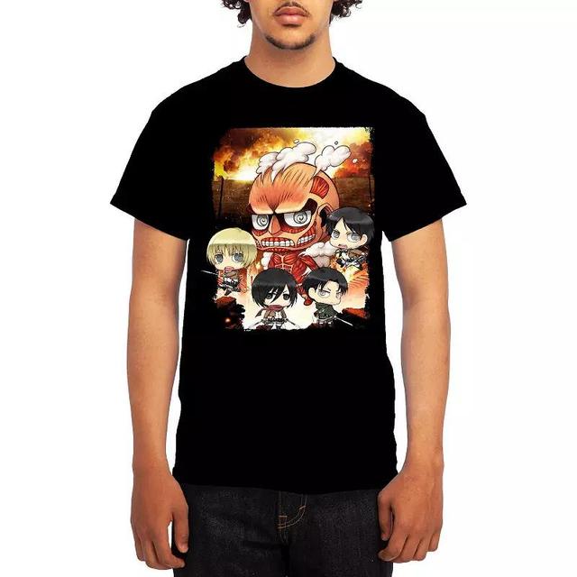 Mens Attack on Titan Tee, Boys Blue Product Image