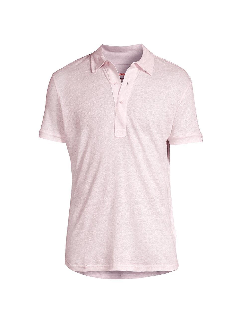 Mens Sebastian Linen Polo Shirt Product Image