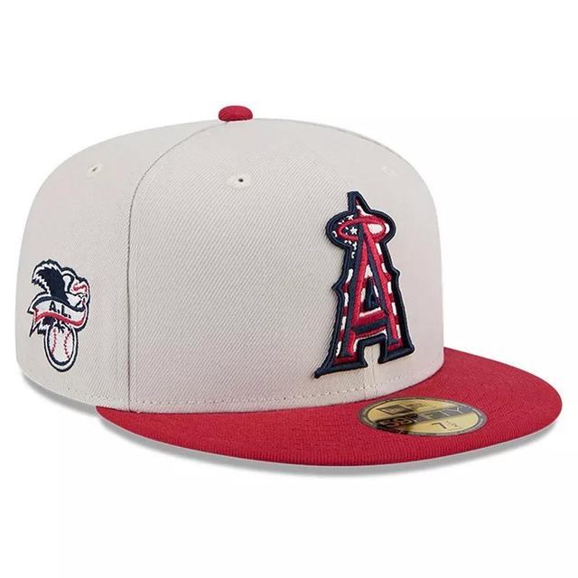 New Era Mens Red Los Angeles Angels 2024 Fourth of July 59FIFTY Fitted Hat Product Image