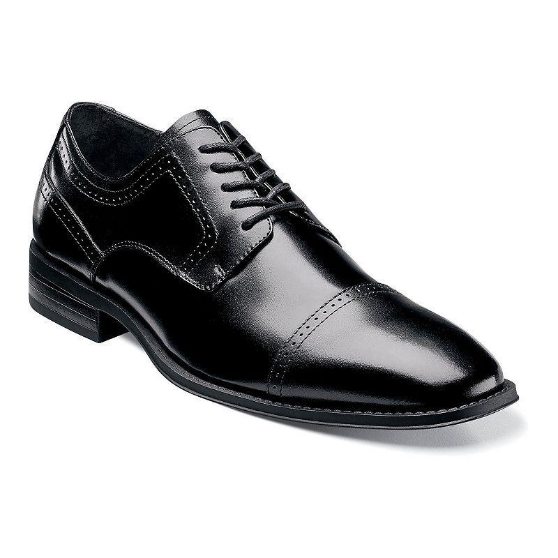 Stacy Adams Waltham Mens Leather Dress Shoes Black Product Image