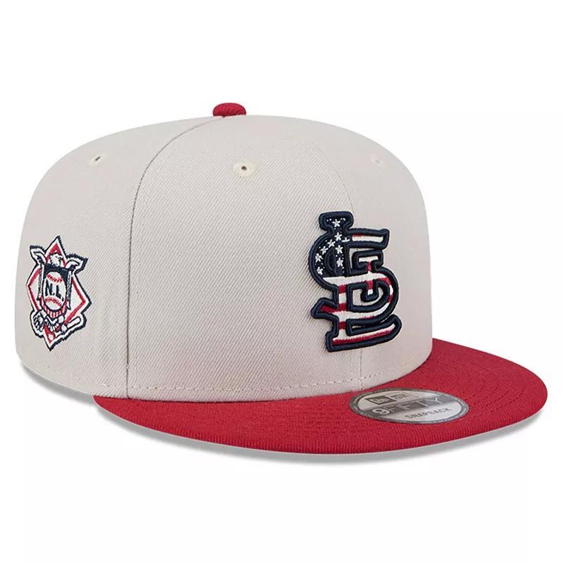 New Era Mens Red St. Louis Cardinals 2024 Fourth of July 9FIFTY Snapback Hat Product Image