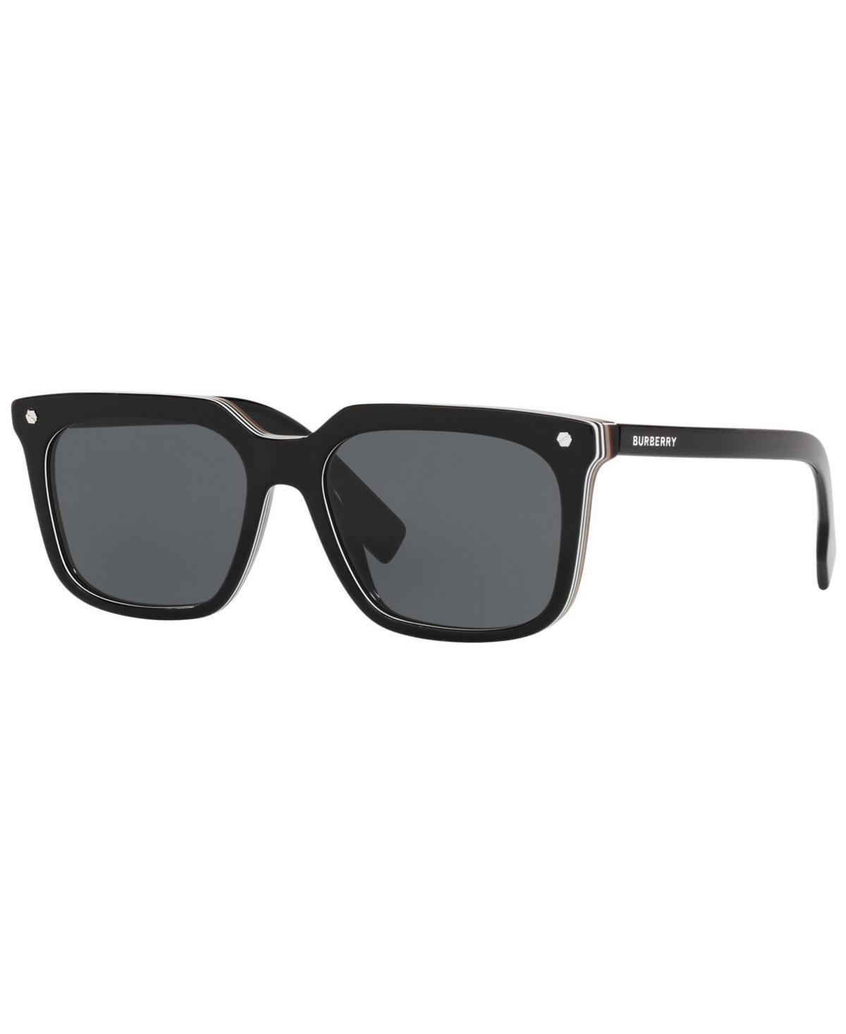 Mens Icon Stripe Square Acetate Sunglasses Product Image