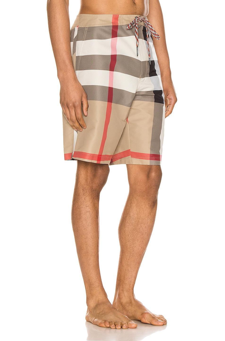 burberry Breton Check Swim Trunks Product Image