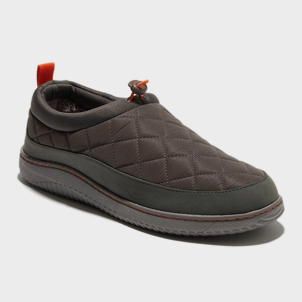 dluxe by dearfoams Mens Corey All Day Slide Slippers - Charcoal Product Image