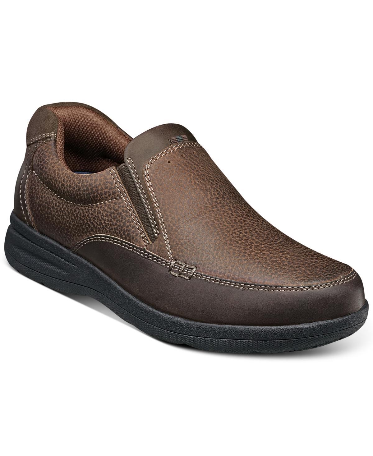 Nunn Bush Cam Mens Moc Toe Casual Slip On Shoes Brown Product Image