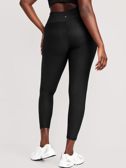 High-Waisted PowerSoft Rib Leggings Product Image