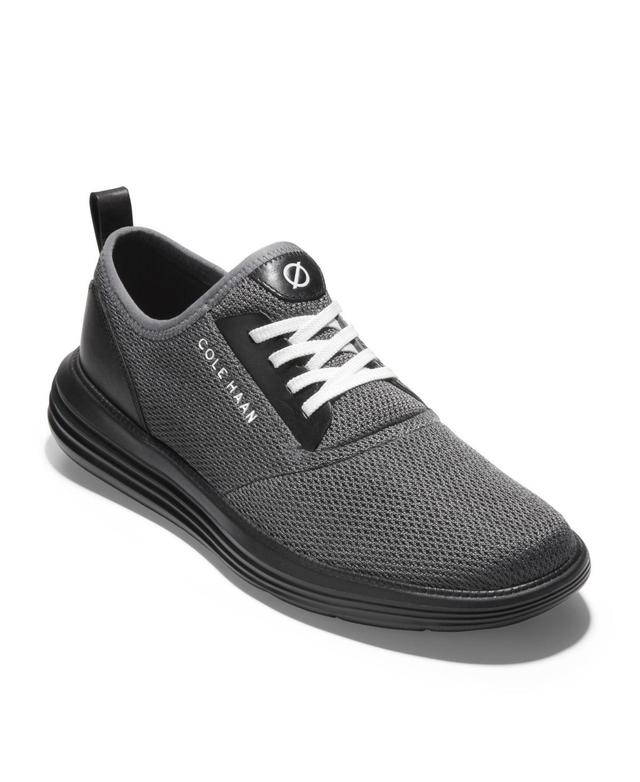 Cole Haan Mens Grand Sports Journey Knit Sneakers - Black, Magnet Product Image