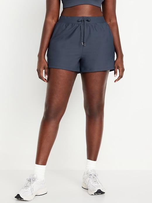 High-Waisted PowerSoft Shorts -- 3-inch inseam Product Image