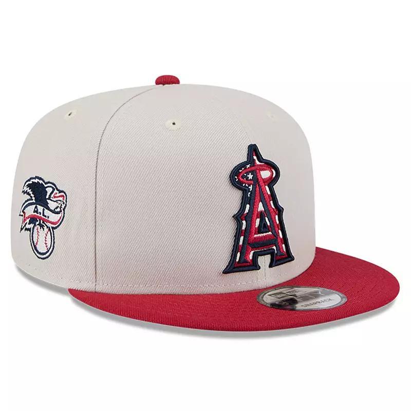 New Era Mens Red Los Angeles Angels 2024 Fourth of July 9FIFTY Snapback Hat Product Image