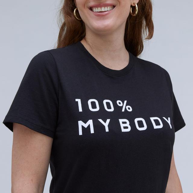 The 100% My Body Box-Cut Tee Product Image