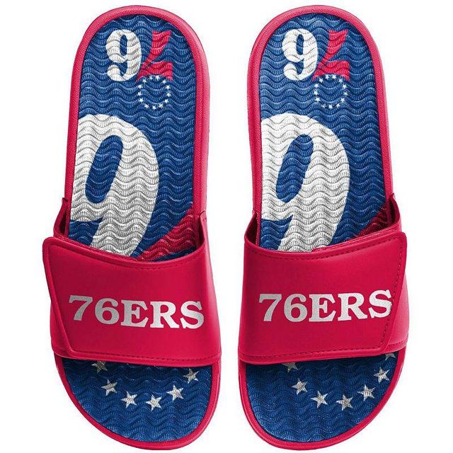 Youth FOCO Philadelphia 76ers Gel Slide Sandals, Kids Unisex Product Image