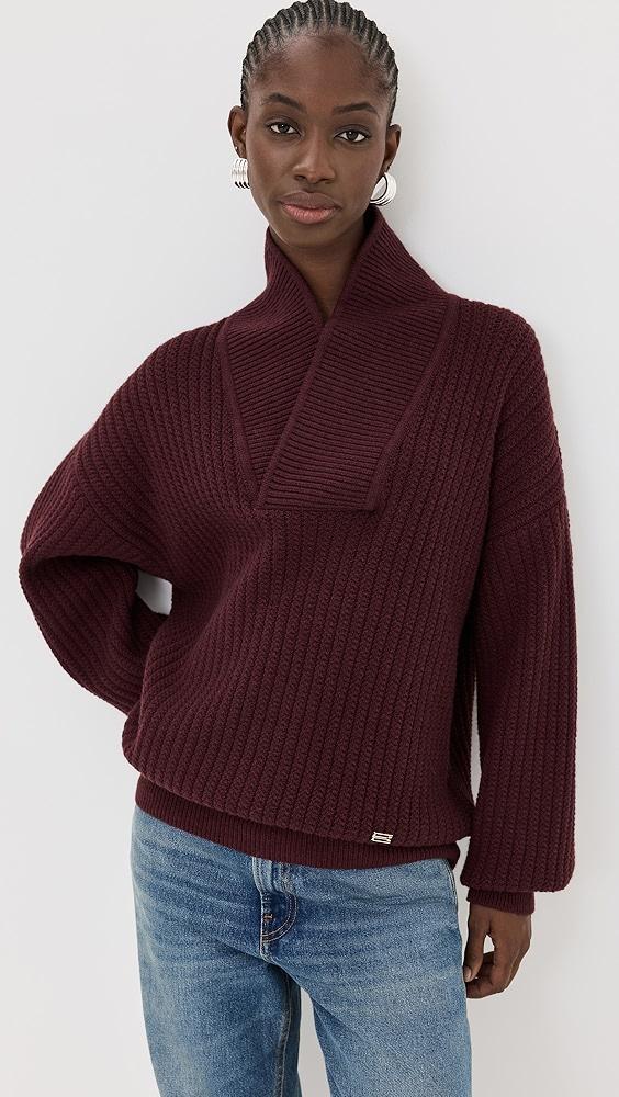 Victoria Beckham Shawl Neck Sweater | Shopbop Product Image