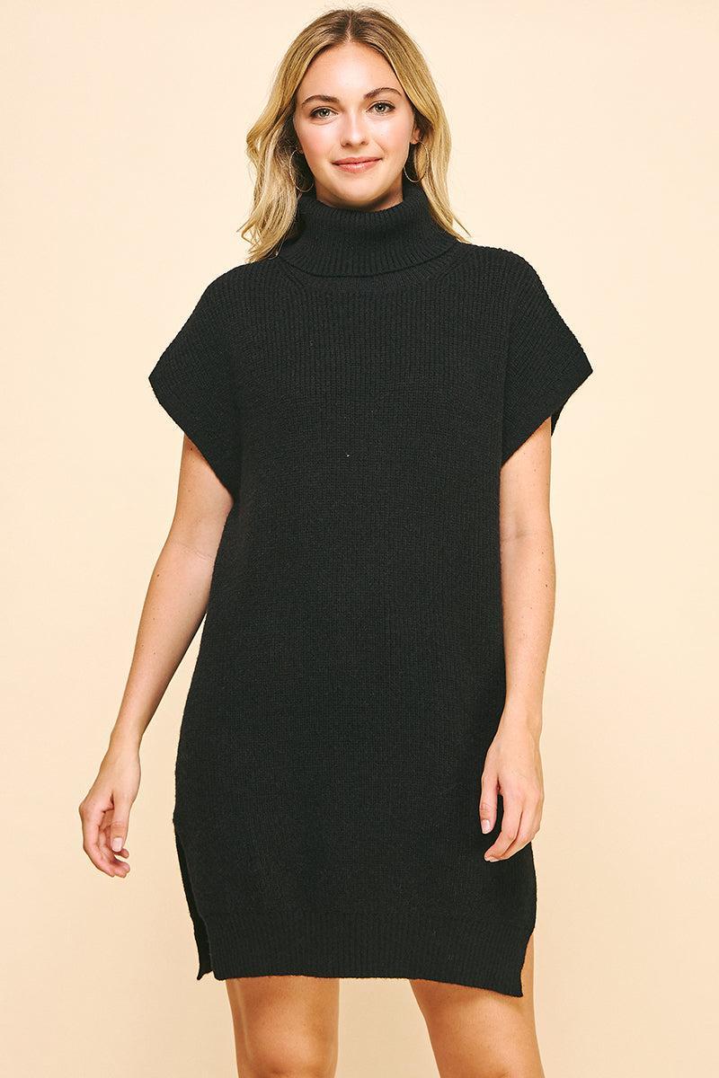 Turtleneck Sweater Dress Product Image