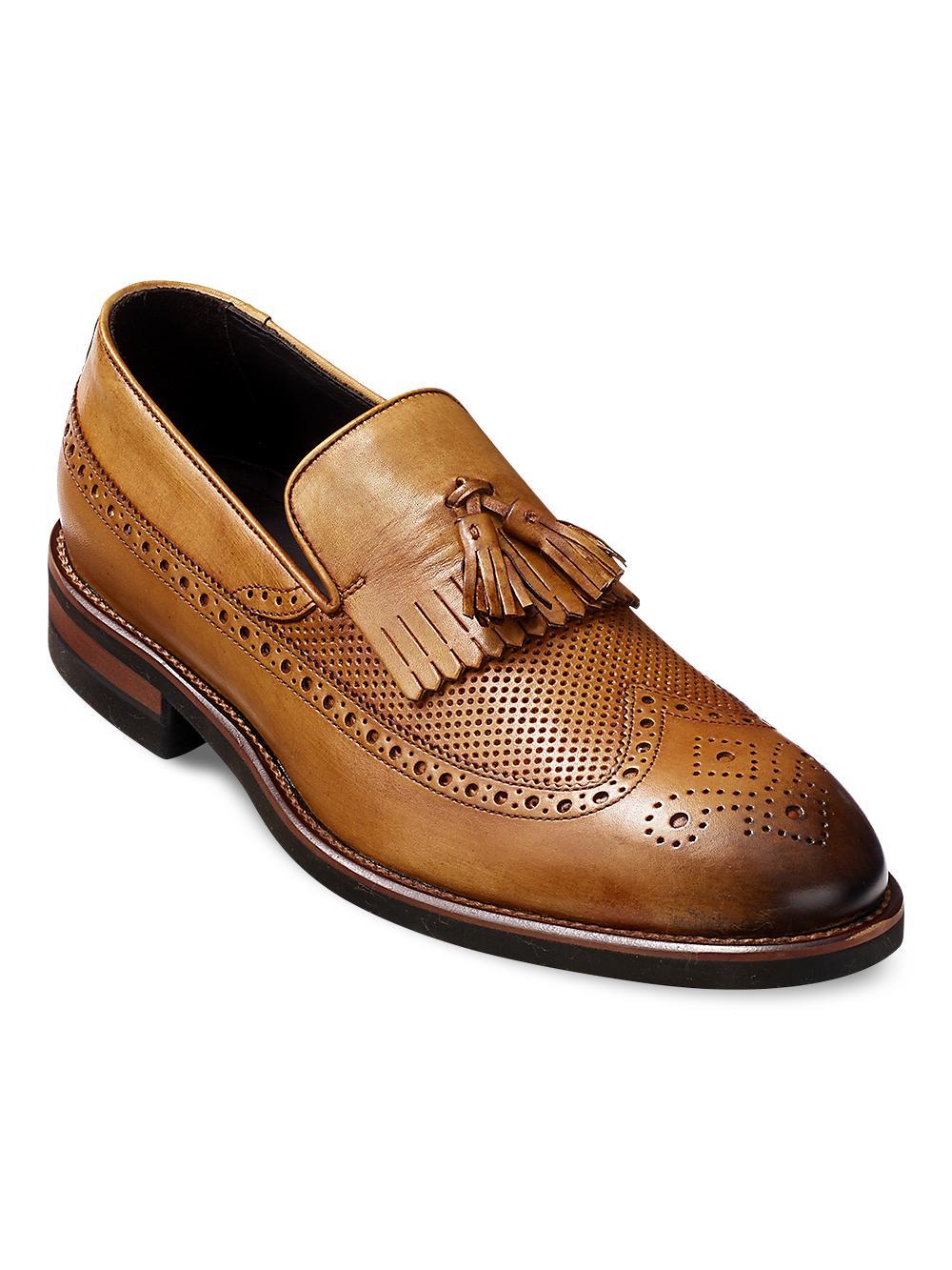 Byron Tassel Loafer - Chestnut Product Image