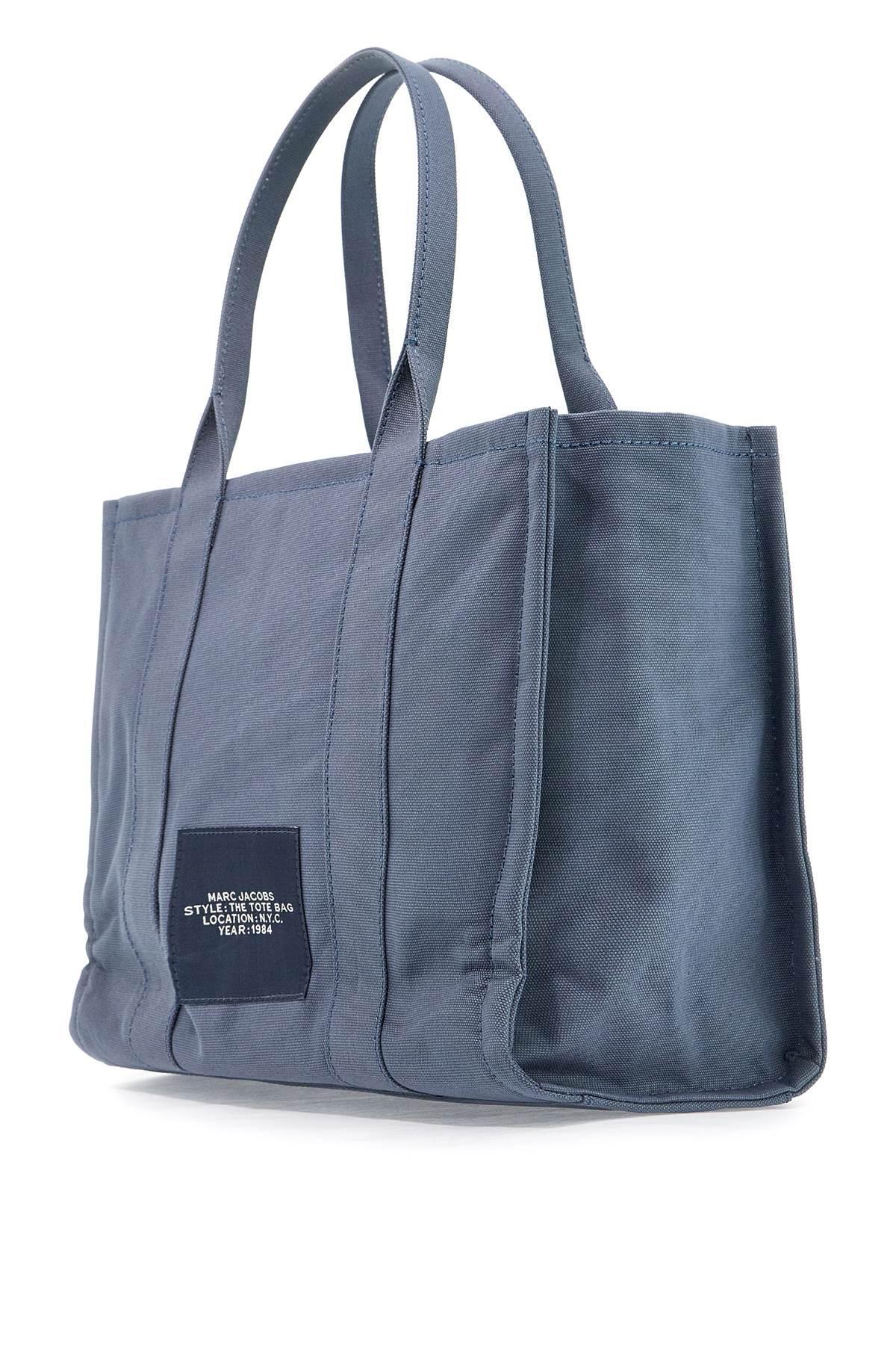 The Large Canvas Tote Bag - B In Blue Product Image