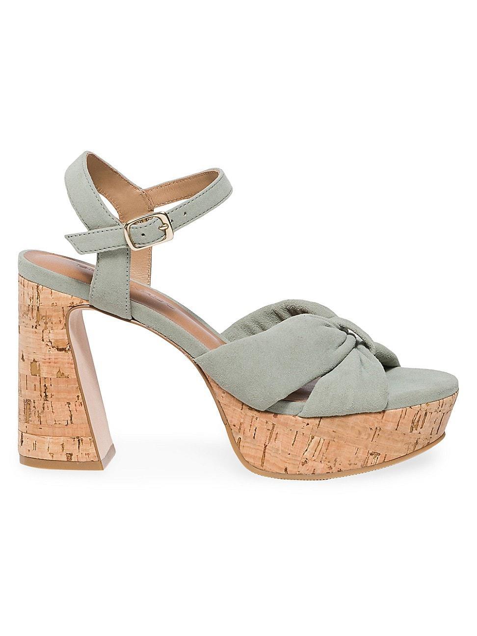 Womens Veronika Suede Platform Sandals Product Image