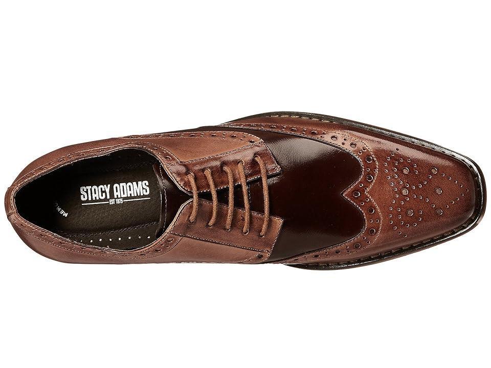 Stacy Adams Tinsley Wingtip Oxford Brown) Men's Lace up casual Shoes Product Image