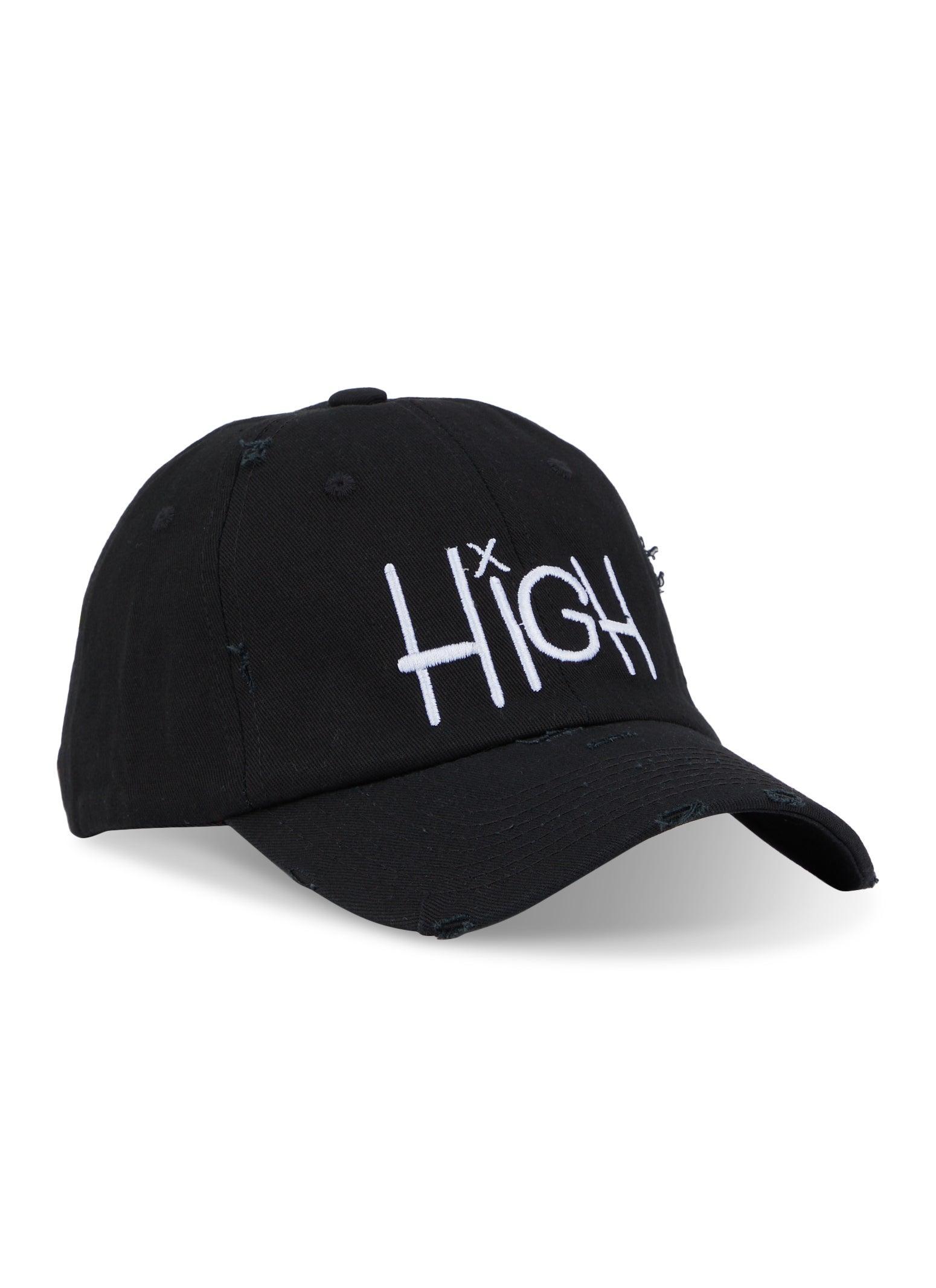 High Distressed Baseball Cap Female Product Image