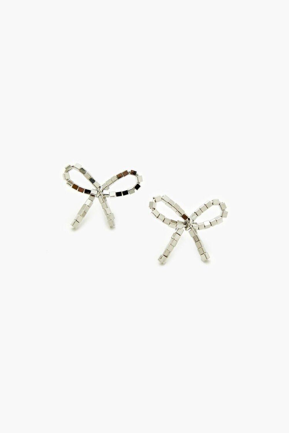 Beaded Bow Stud Earrings | Forever 21 Product Image