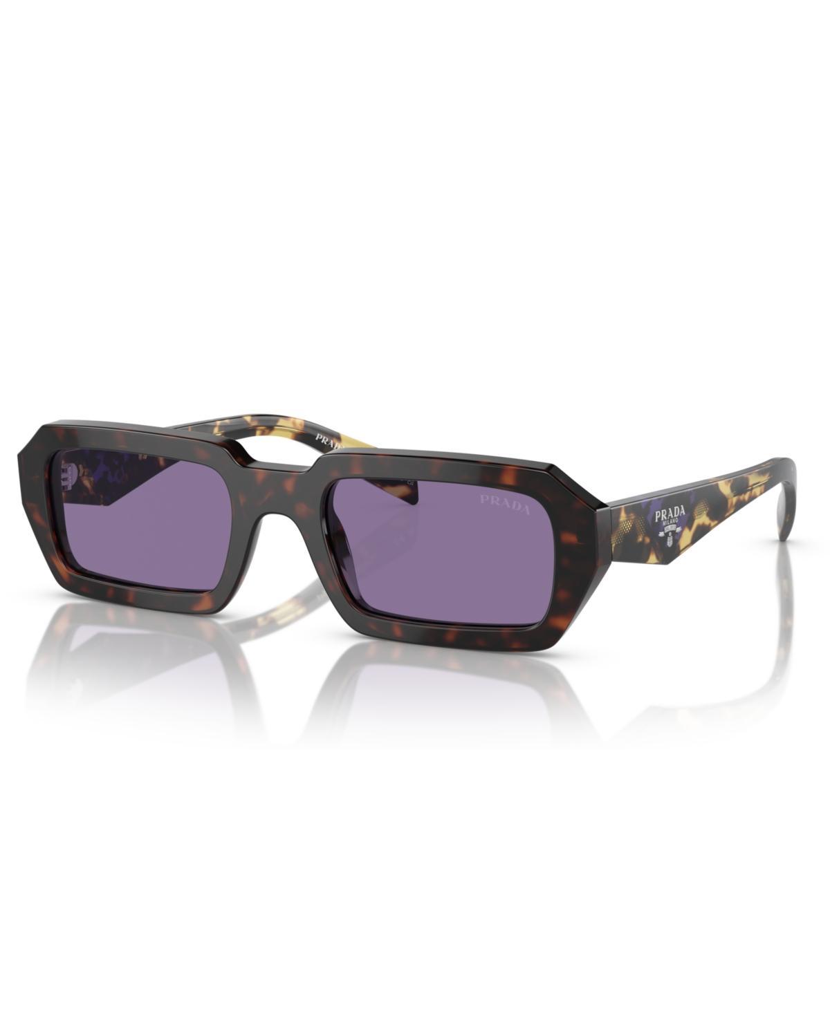 Prada Low Bridge Geometric Womens Sunglasses, Pr A12SF Product Image