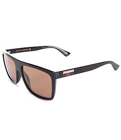 Gucci Mens Rectangular 59mm Sunglasses Product Image