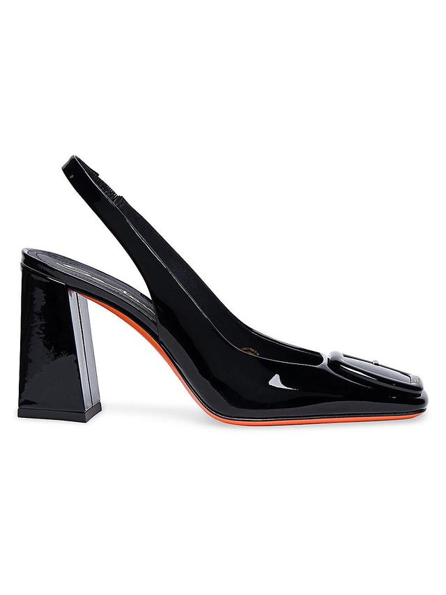 Womens Peaches 85MM Patent Leather Slingback Pumps Product Image