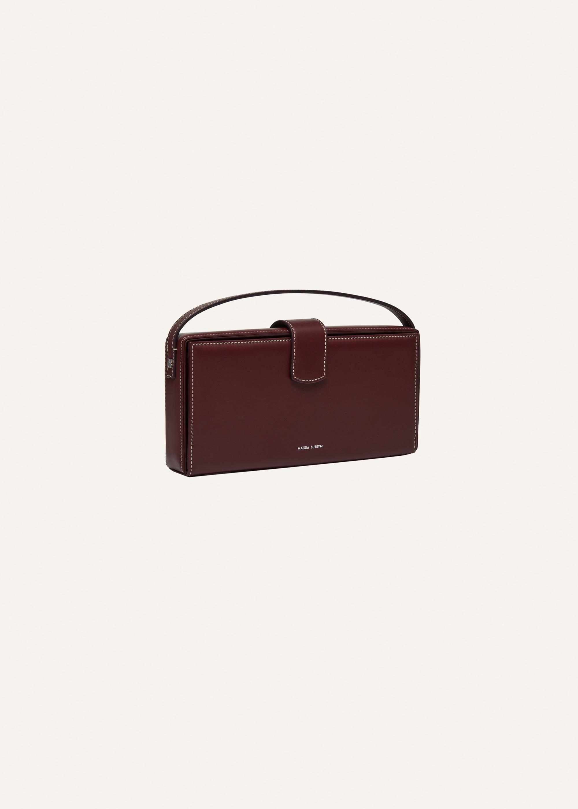 Apolonia bag in burgundy leather Product Image