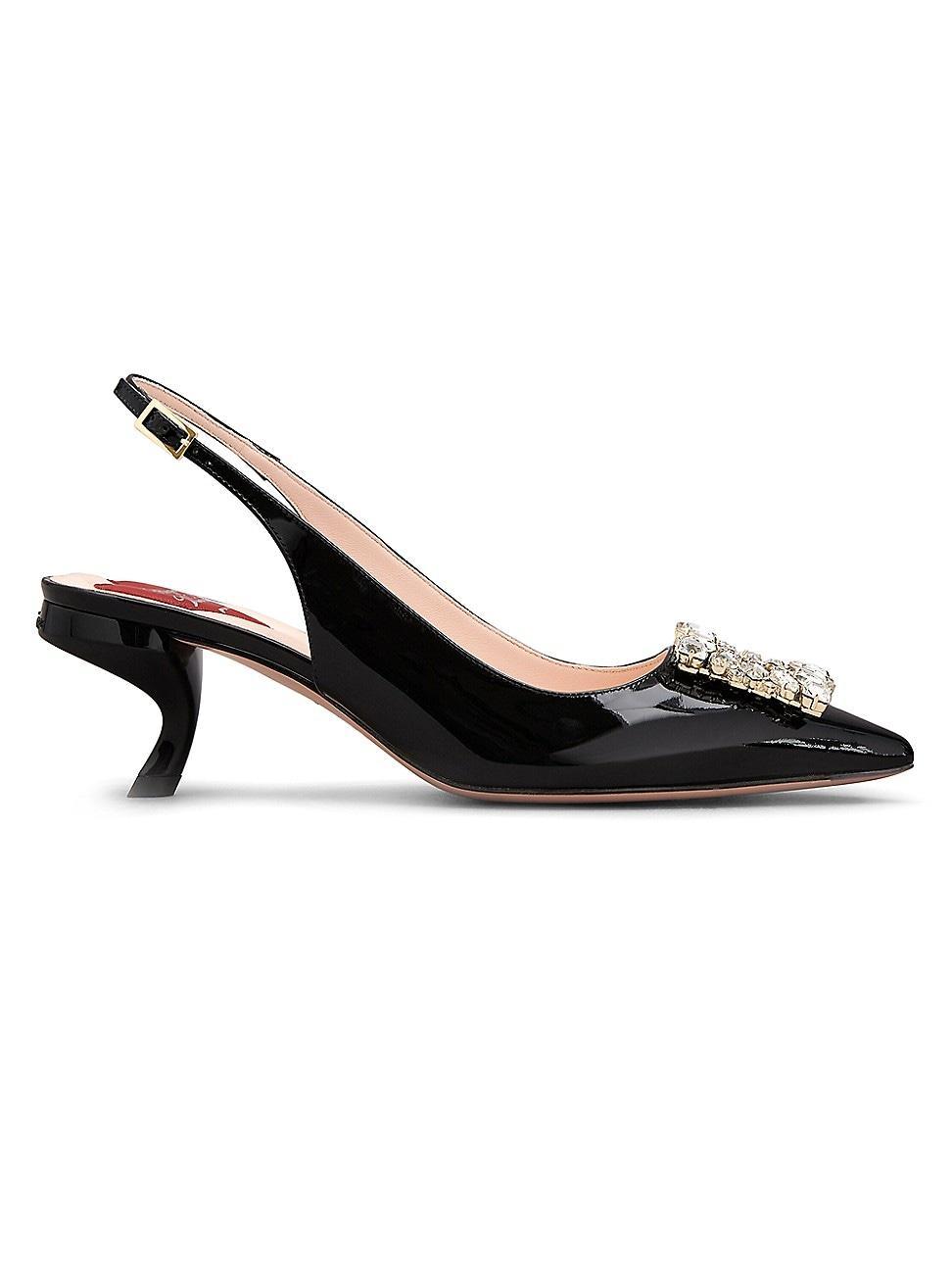 Roger Vivier Virgule Pointed Toe Slingback Pump Product Image