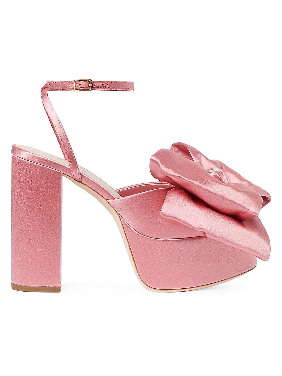 Womens Kiki 120MM Satin Platform Sandals Product Image