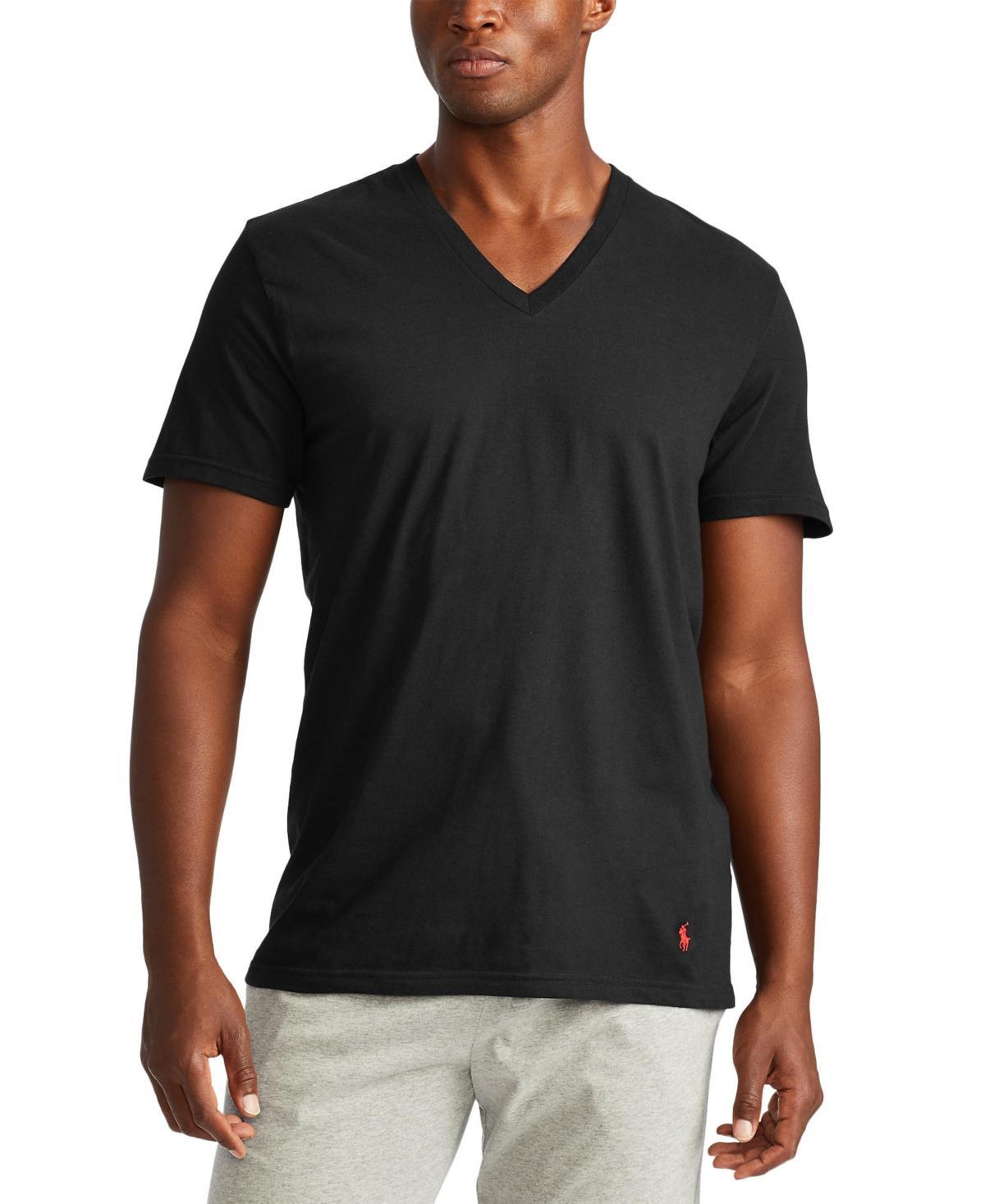 Polo Ralph Lauren Mens Big and Tall V-Neck Undershirt 3-Pack Product Image