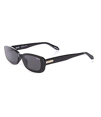 Quay Australia Womens Vibe Check 35mm Square Polarized Sunglasses Product Image