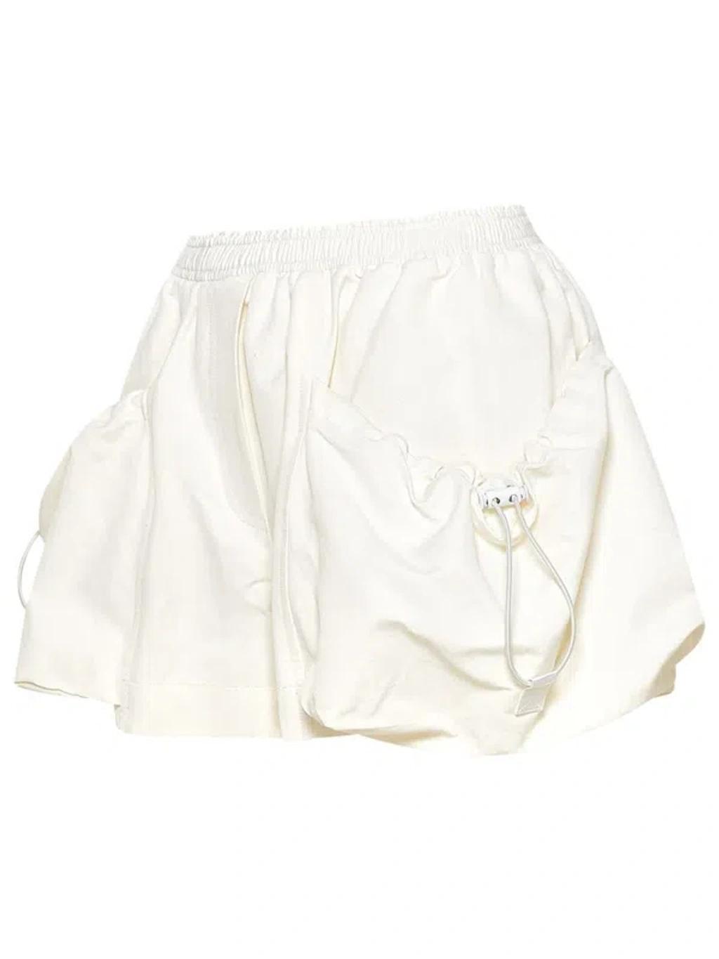 STELLA MCCARTNEY Womens White Cotton Shorts Product Image