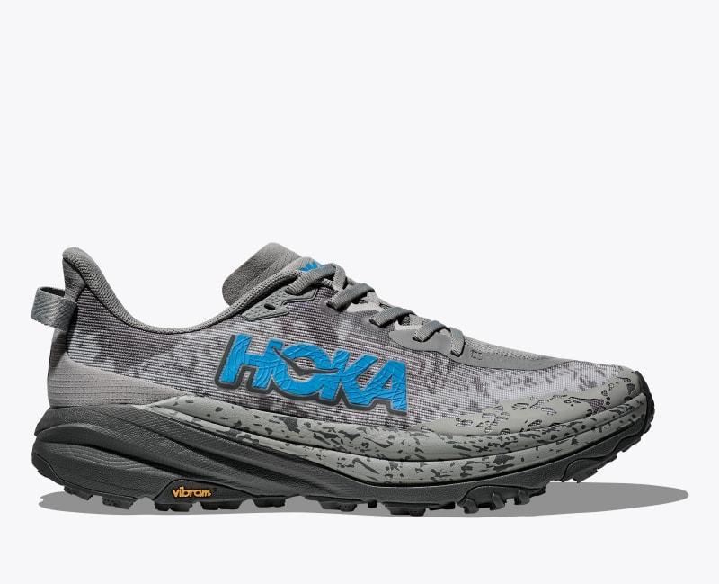 HOKA Mens Speedgoat 6 Shoes in Stormy Skies/Aqua Breeze, Size 11.5 W Product Image