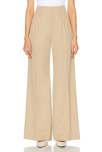 Chloe Cinched Pant Beige. (also in ). Product Image