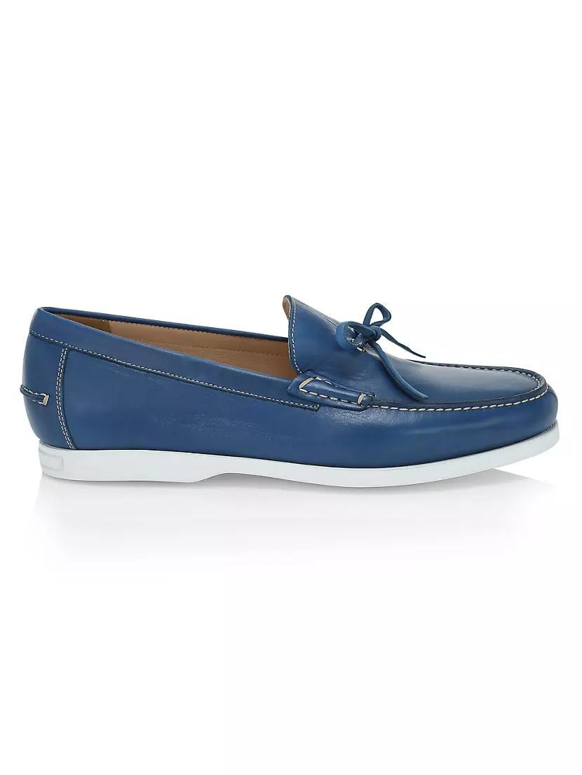 COLLECTION Leather Boat Shoes Product Image