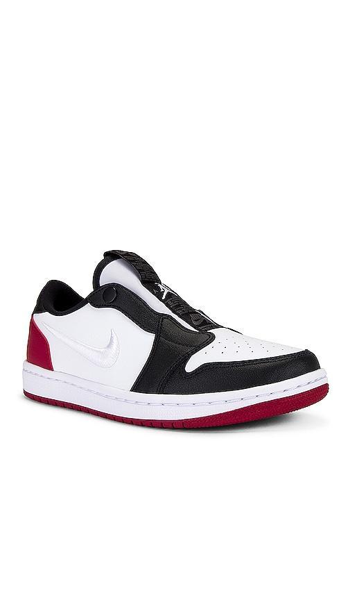 Jordan Womens Jordan Retro 1 Low Slip - Womens Basketball Shoes White/Black/Gym Red Product Image