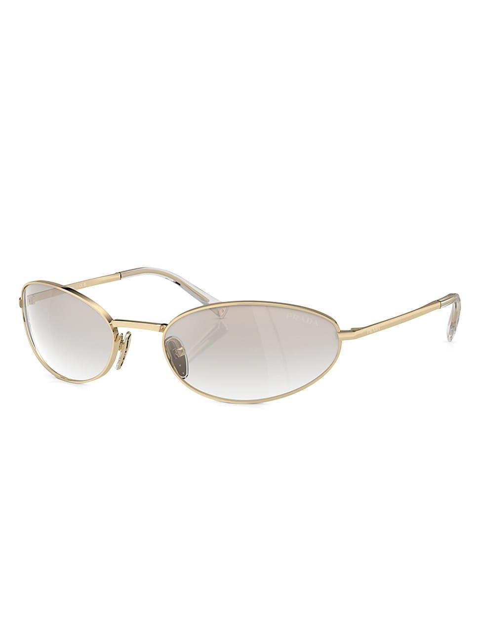 Womens 59MM Oval Sunglasses Product Image