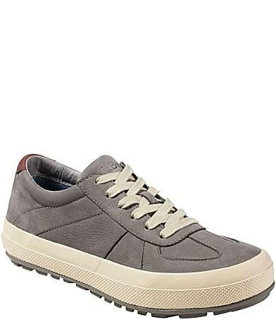 L.L. Bean Mens Double L Lace-Up Waterproof Leather Sneakers Product Image