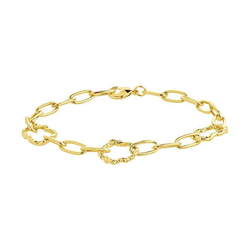 MC Collective Molten Chain Bracelet, Womens, Gold Tone Product Image