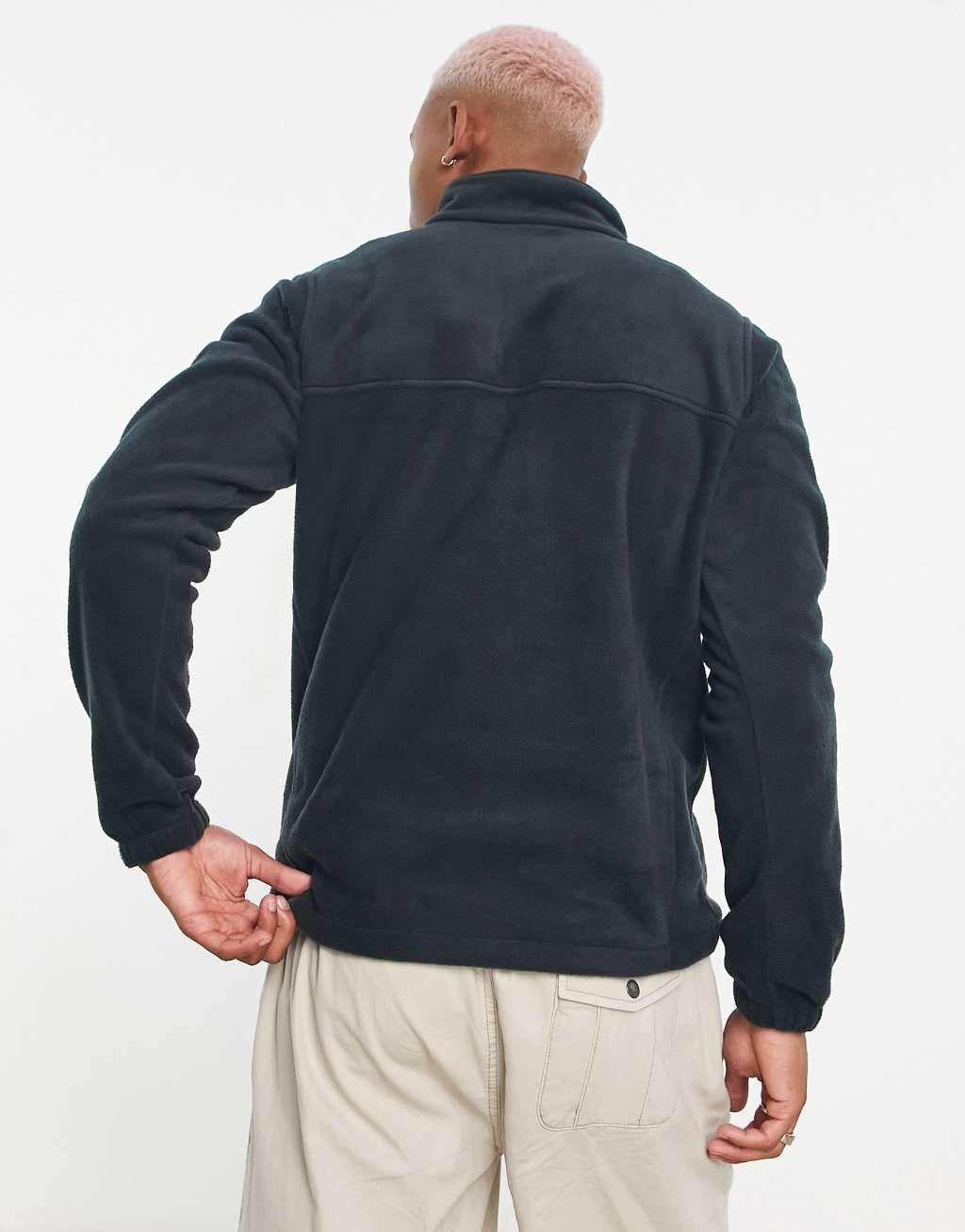 Columbia Steens Mountain 1/2 zip fleece in black Product Image