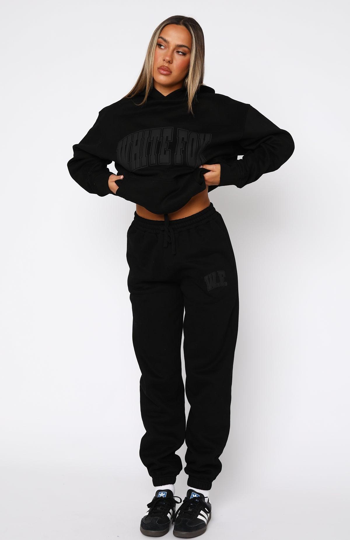 Decade Classics Varsity Sweatpants Black Product Image